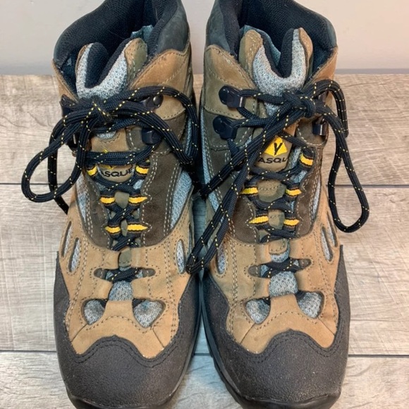 Vasque 7432 Mens Leather Waterproof Backpacking Hiking Boots Shoes Size 9 main image 4
